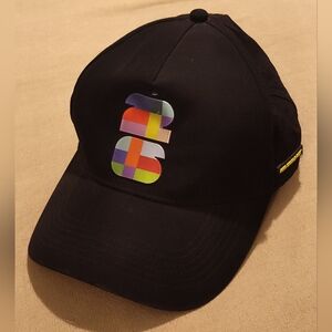 Black Cap with Colorful Logo